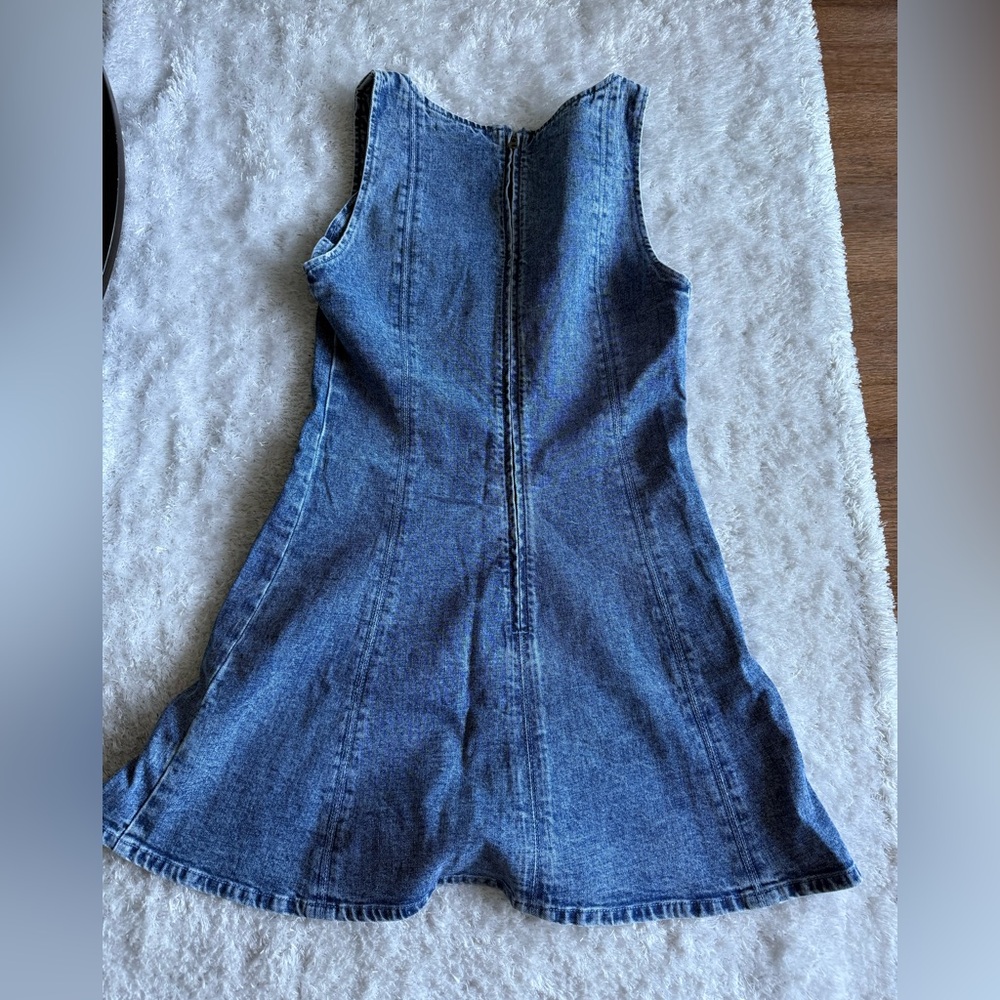 Abercrombie & Fitch Blue Denim Mila Dress - Picture 4 of 5
